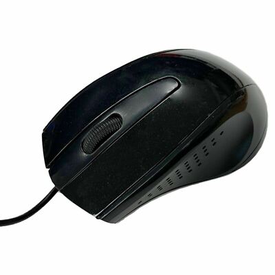 New PC/Laptop/Desktop USB 3D Optical Scroll Wheel Mouse Mice Black