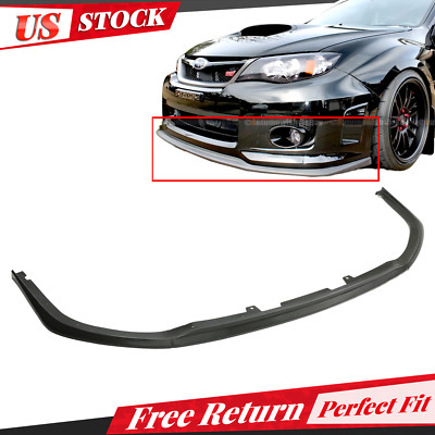 For Subaru Impreza 2011-2014 WRX STI Front Bumper Lip Spoiler CS1 Style 3PCS