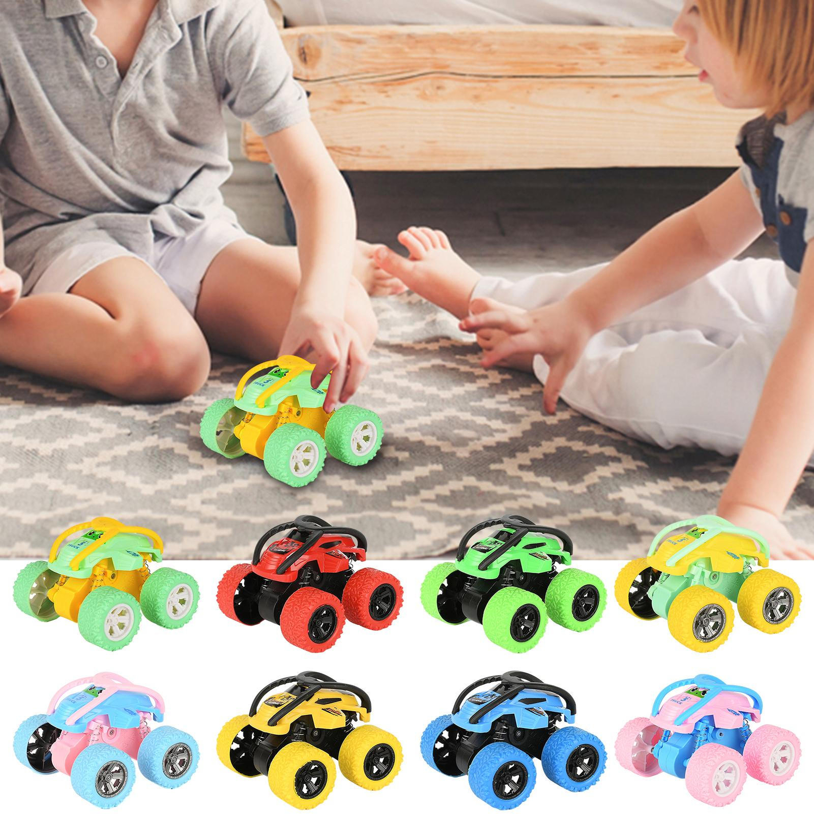 Stunt Pull Back Car For Boys Cool Friction Powered Push And Go enjoyable