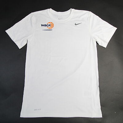 WBCA Nike Dri-Fit Short Sleeve Shirt Men's White New