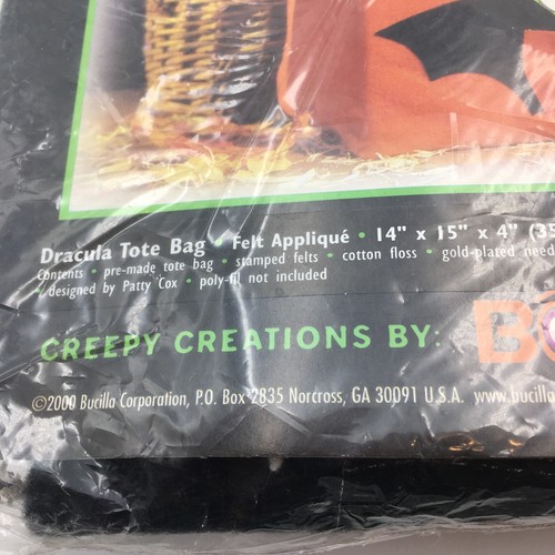 BUCILLA DRACULA TOTE BAG KIT