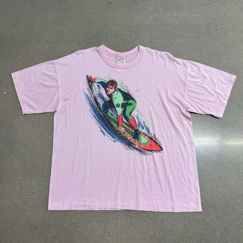 Vintage 80s surfing J. Oppenheim art Skateboard Single