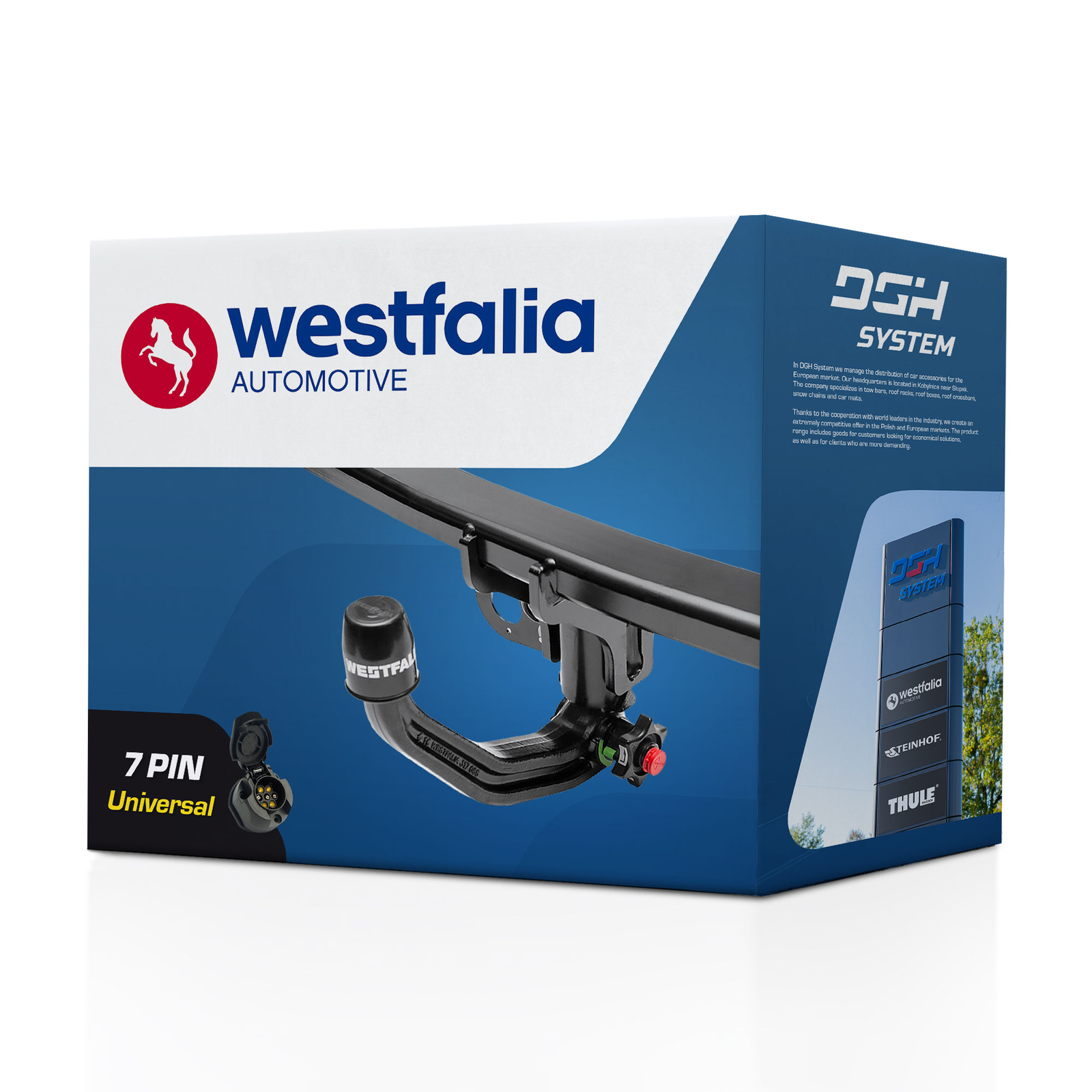 Complete FIXED Towbar For Citroen C1 2005-2014 + 7-pin Universal - View #4