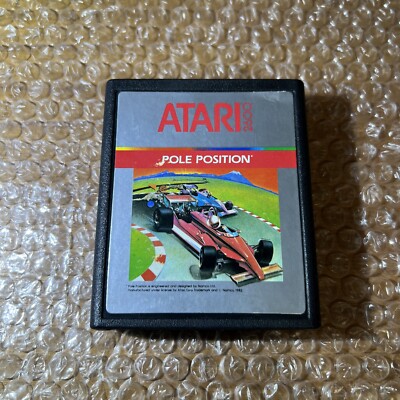 Pole Position (Atari 2600, 1983) Tested & Working Authentic Cartridge Only