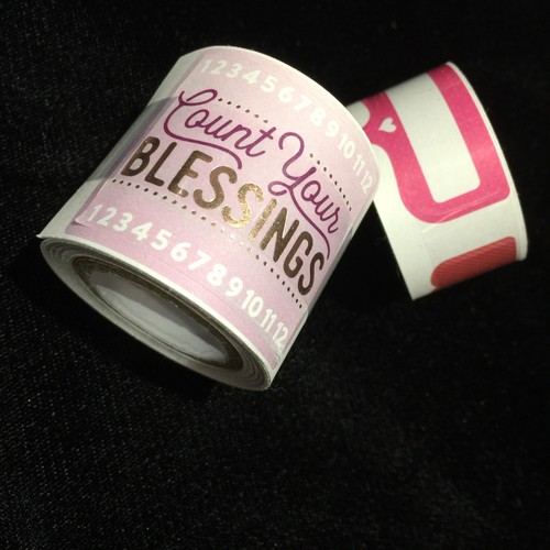 The Happy Planner Faith Sticker Rolls Replacements Rejoice Count Your Blessings