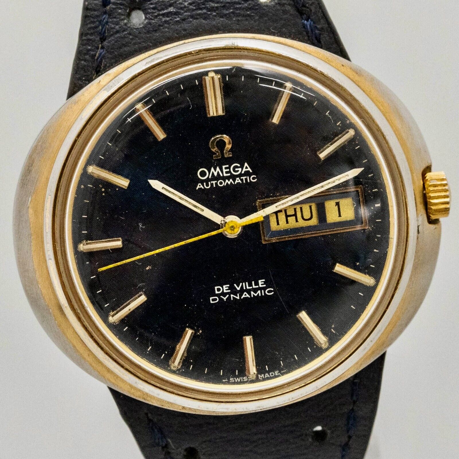 RARE Vintage OMEGA DeVille DYNAMIC TOOL107 Automatic Gold x RARE Vintage OMEGA DeVille DYNAMIC TOOL107 Automatic Gold x
