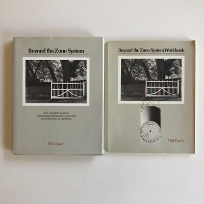 Beyond The Zone System Phil Davis Photography Book Lot Hardcover HCDJ Workbook