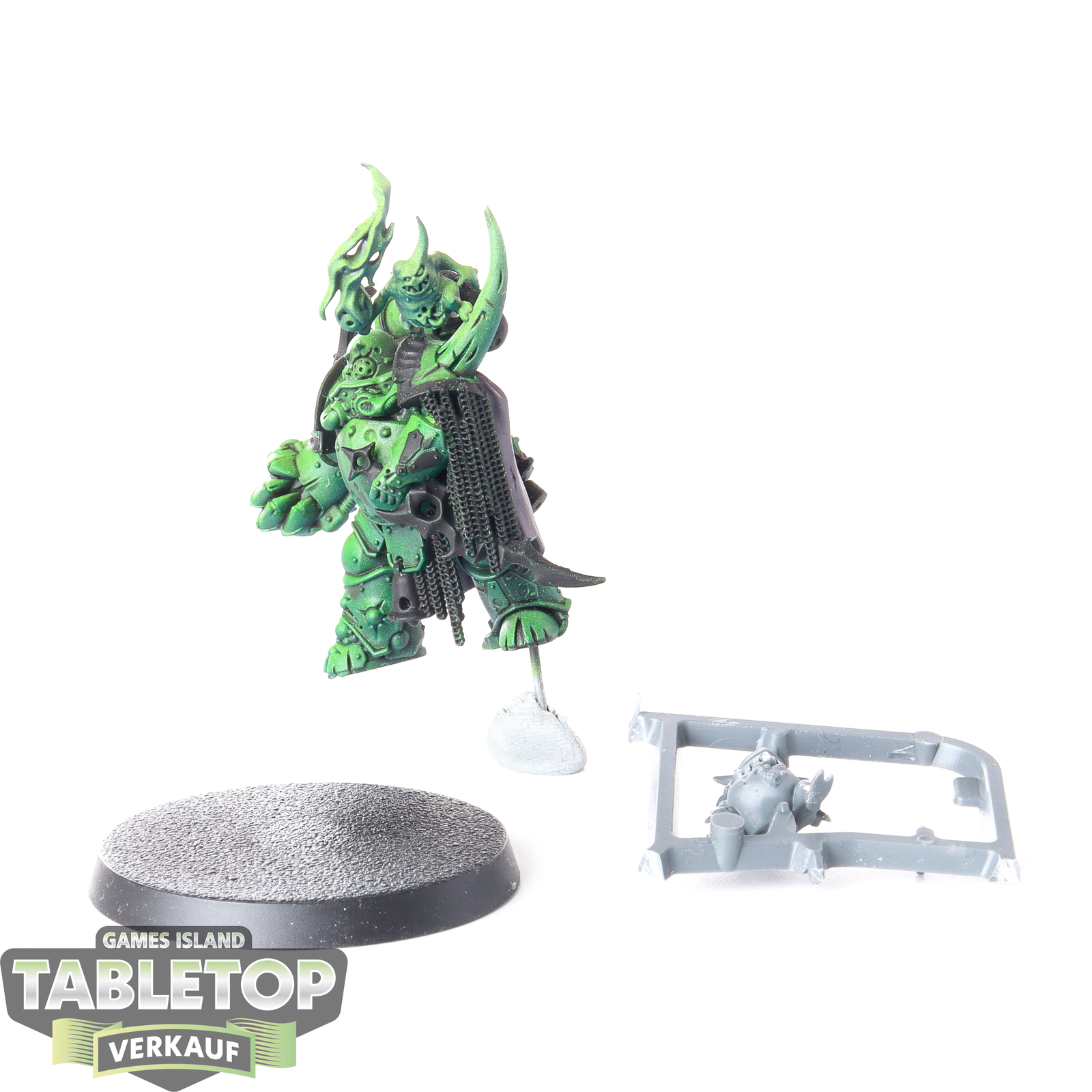 Death Guard - Plague Marine Champion - teilweise bemalt