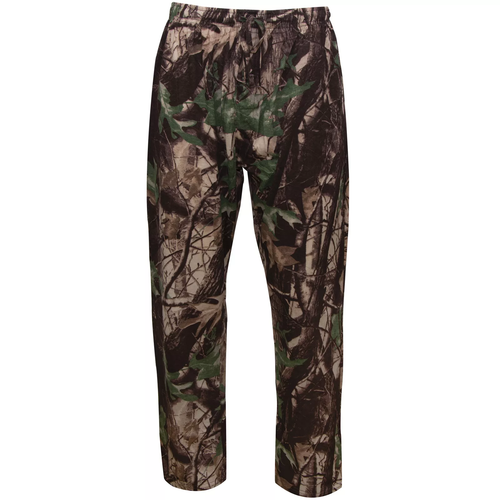 Green Camo Woodland Camouflage Pajama Pants for Men, Men's