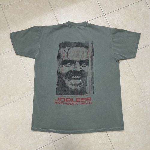 jobless anti work Tシャツ santa cruz powell Vintage 80's Jobless Anti-workwear Black Single Stitch Hanes