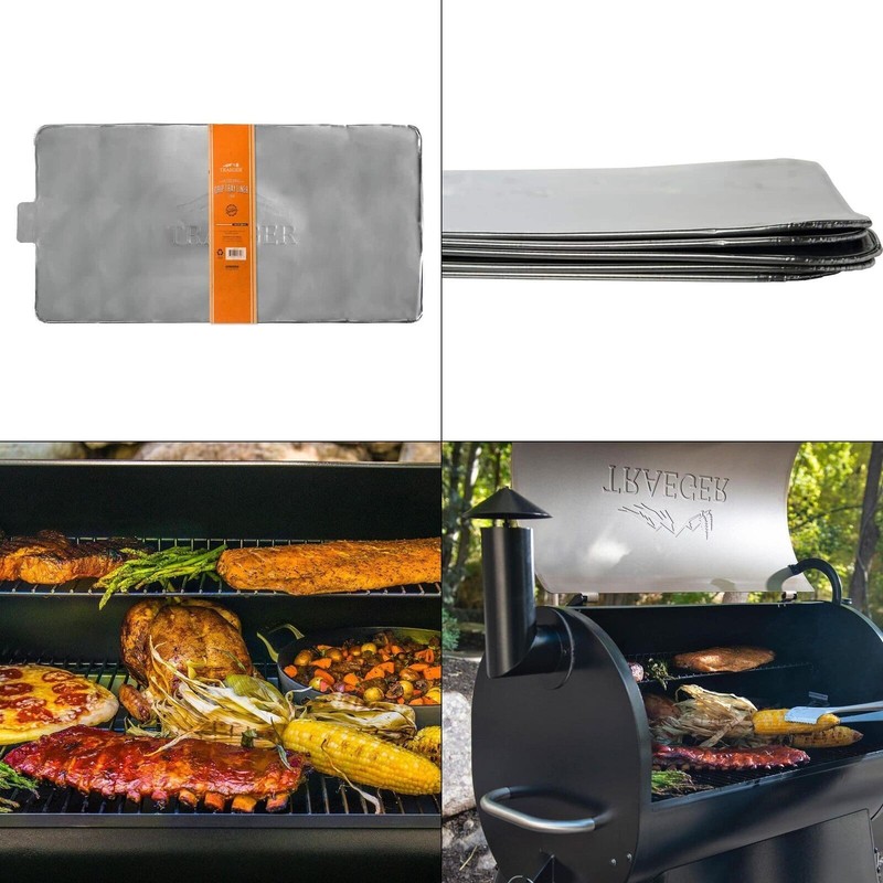 Drip Tray Liner 5 Pack - Pro 34 Series | Traeger Pellet Alum