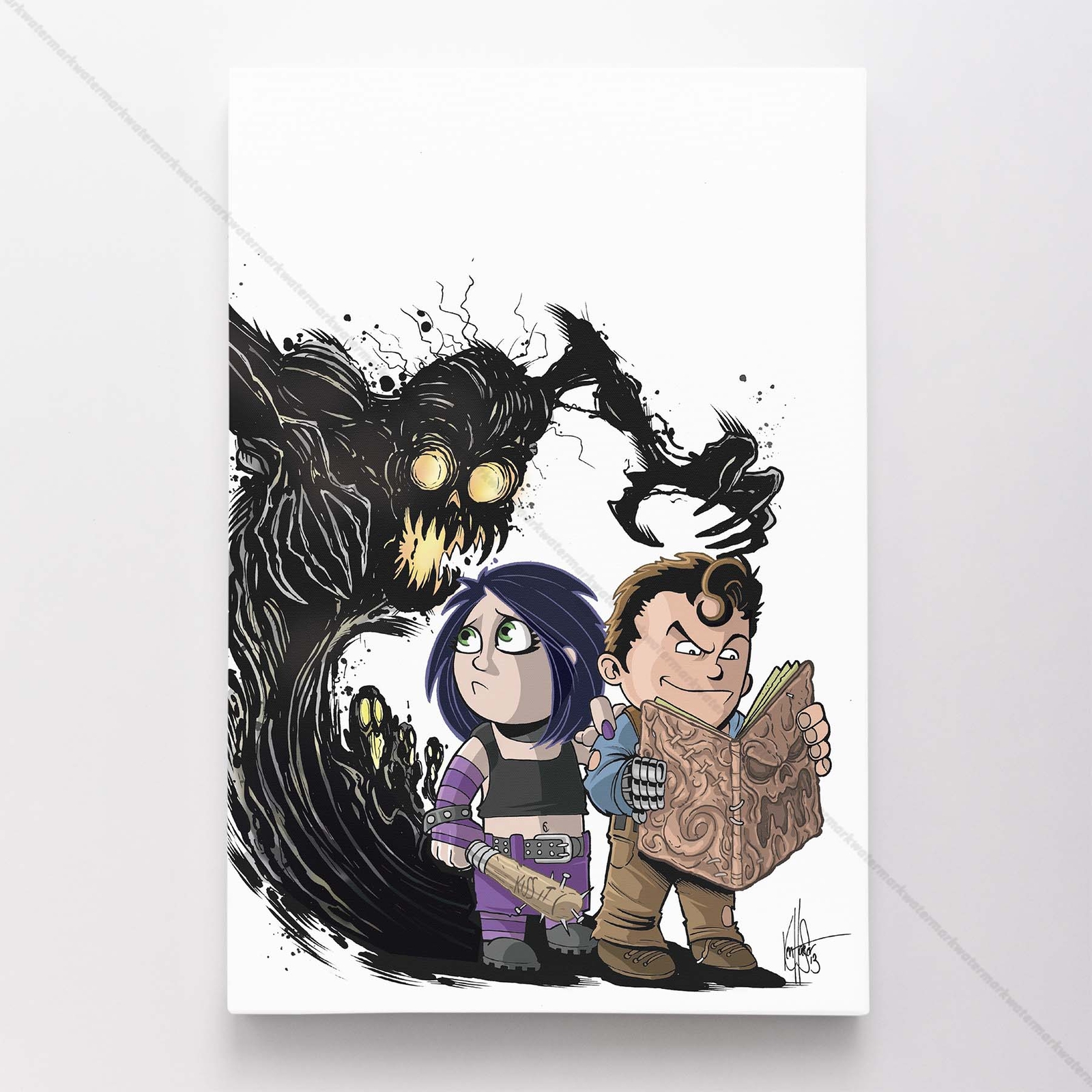 Evil Dead Poster Canvas Army of Darkness Ash Movie Art Print #219