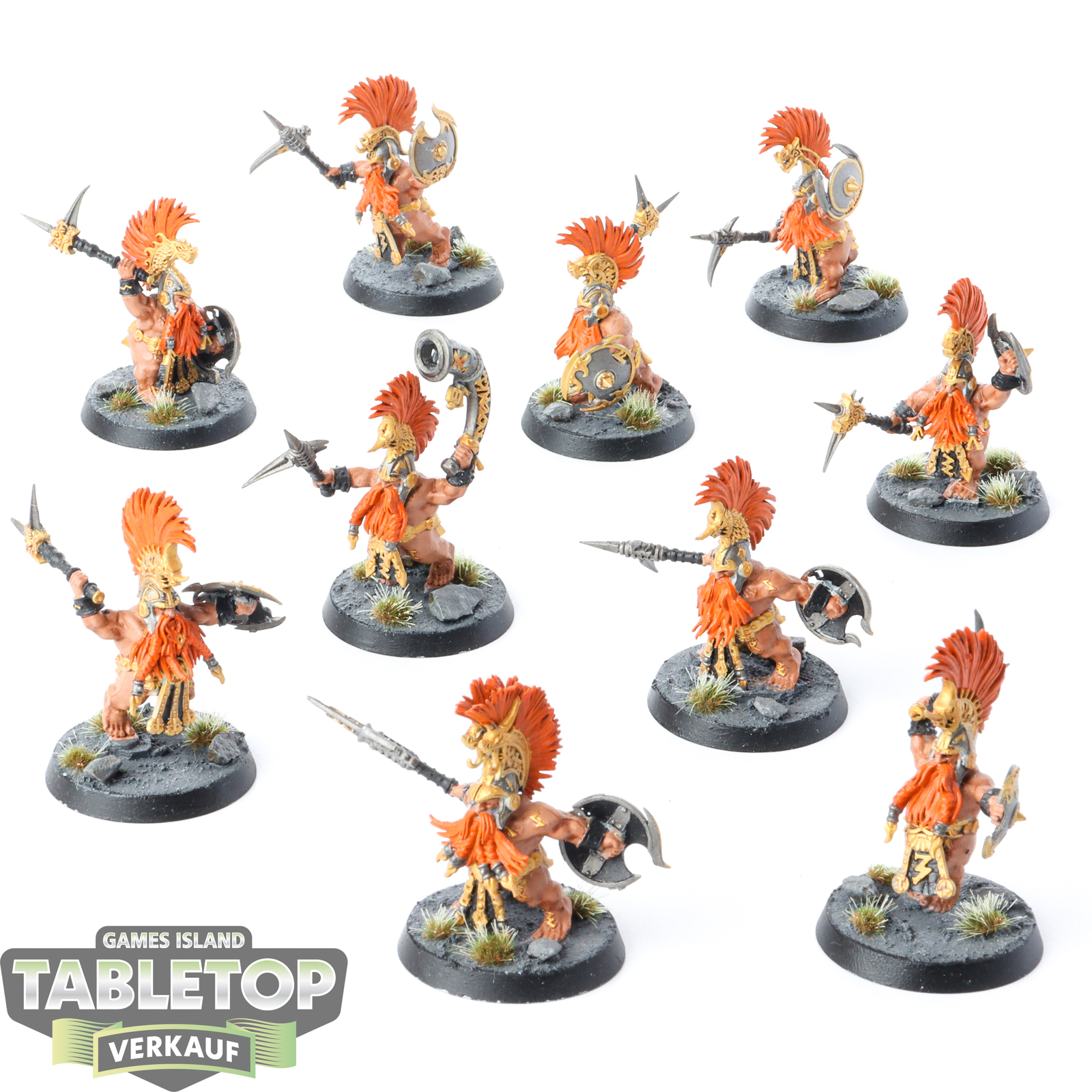 Fyreslayers - 10 Vulkite Berzerkers - bemalt