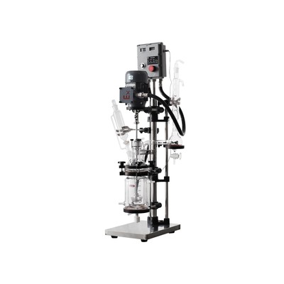 Lab1st  1L Chemical Lab Explosion Proof Jacketed Glass Reactor Vessel Digital