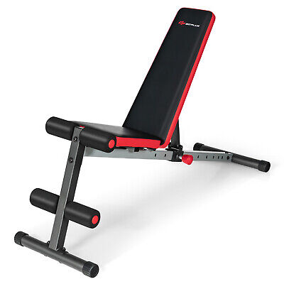 Adjustable Weight Bench, Multi-purpose Workout Bench with 9-