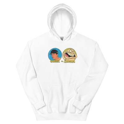 Gabriel vs the crusher skate classic retro vintage skateboarding hoodie designs 