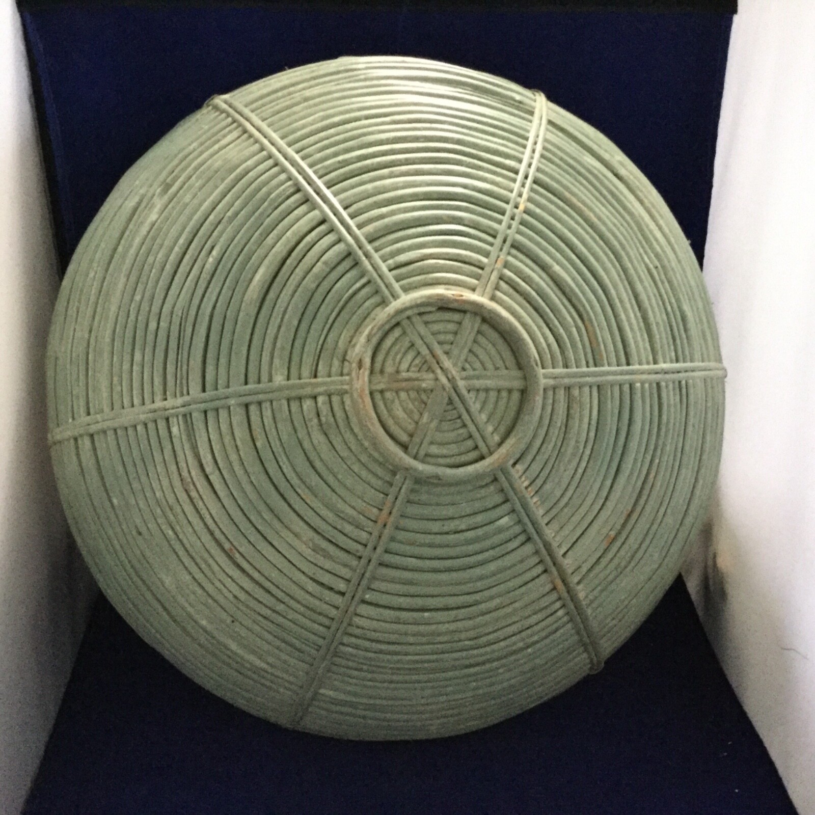 Large handmade decorative bowl, 16” wide, 10 1/4” deep