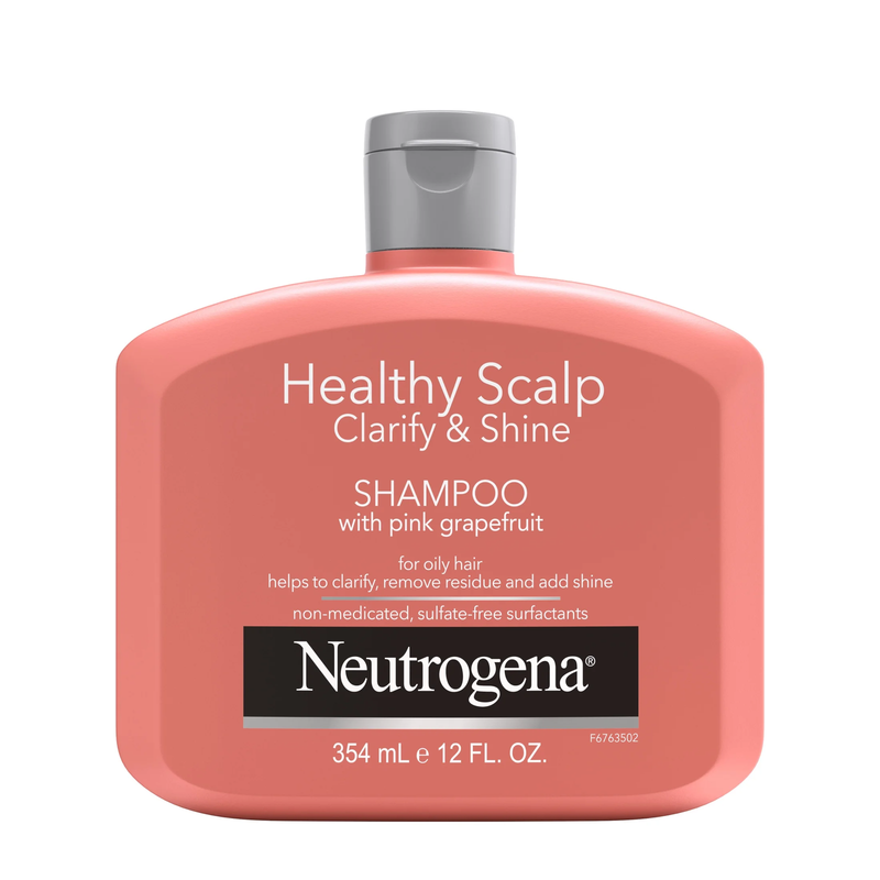 Exfoliating Shampoo for Oily Hair & Scalp with Pink Grapefruit, 12 F