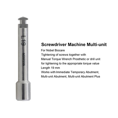 Implant Nobel Biocare Torque Wrench Driver Screwdriver Multi-unit Manual Latch