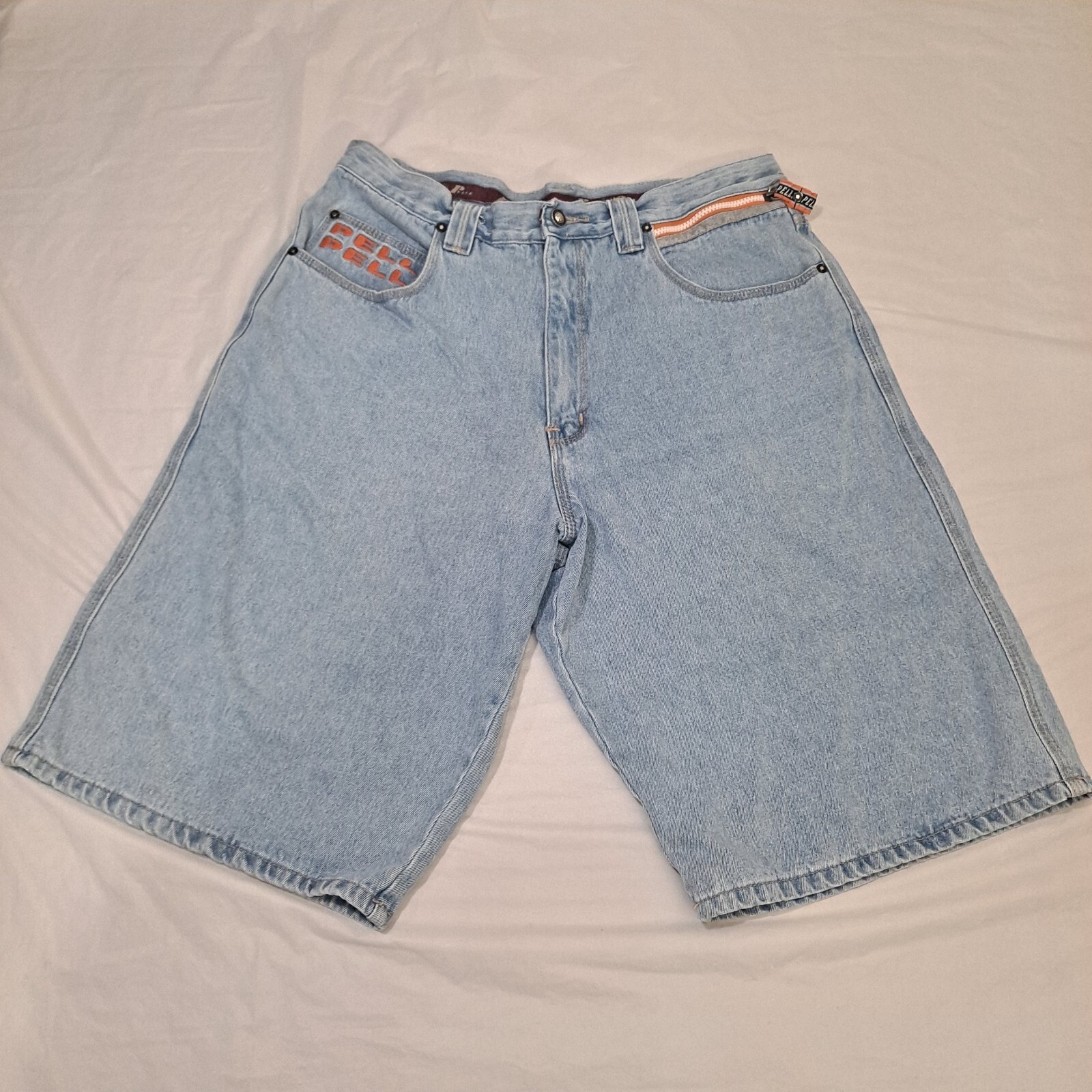 パンツ 90s pelle pelle buggy denim shorts 00s PELLE PELLE Denim Shorts size W34 (Model 183cm着用