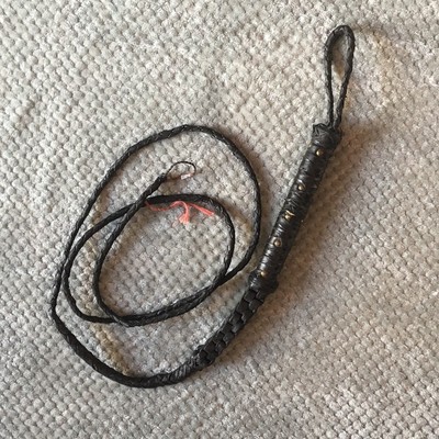 16 Foot 16 Plait Budget Black Nylon bullwhip Equinelibrium/'s 14 Foot