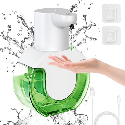 Automatic Liquid Soap Dispenser, 4-Level Adjustable Foam Volume, 14.2oz/420ML...