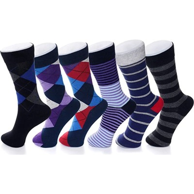 Striped & Argyle Bold Color Pack  Size 10-13