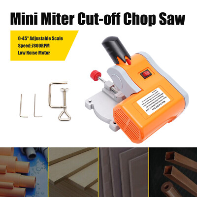 45°Miter Saw cutting tool Mini Benchtop Cut-off Saw 2'' Blade Wood Metal Cutter