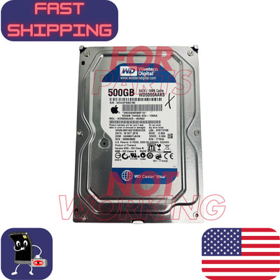 Apple Western Digital 500GB 3.5'' 7200RPM SATA 655-1566A WD5000AAKS Authentic