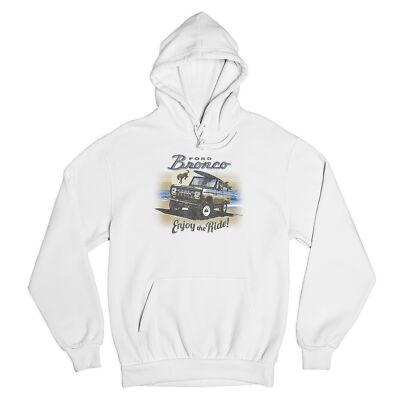 Ford Bronco Sweatshirt Enjoy the Ride Offroad SUV Licensed Truck Hoodie