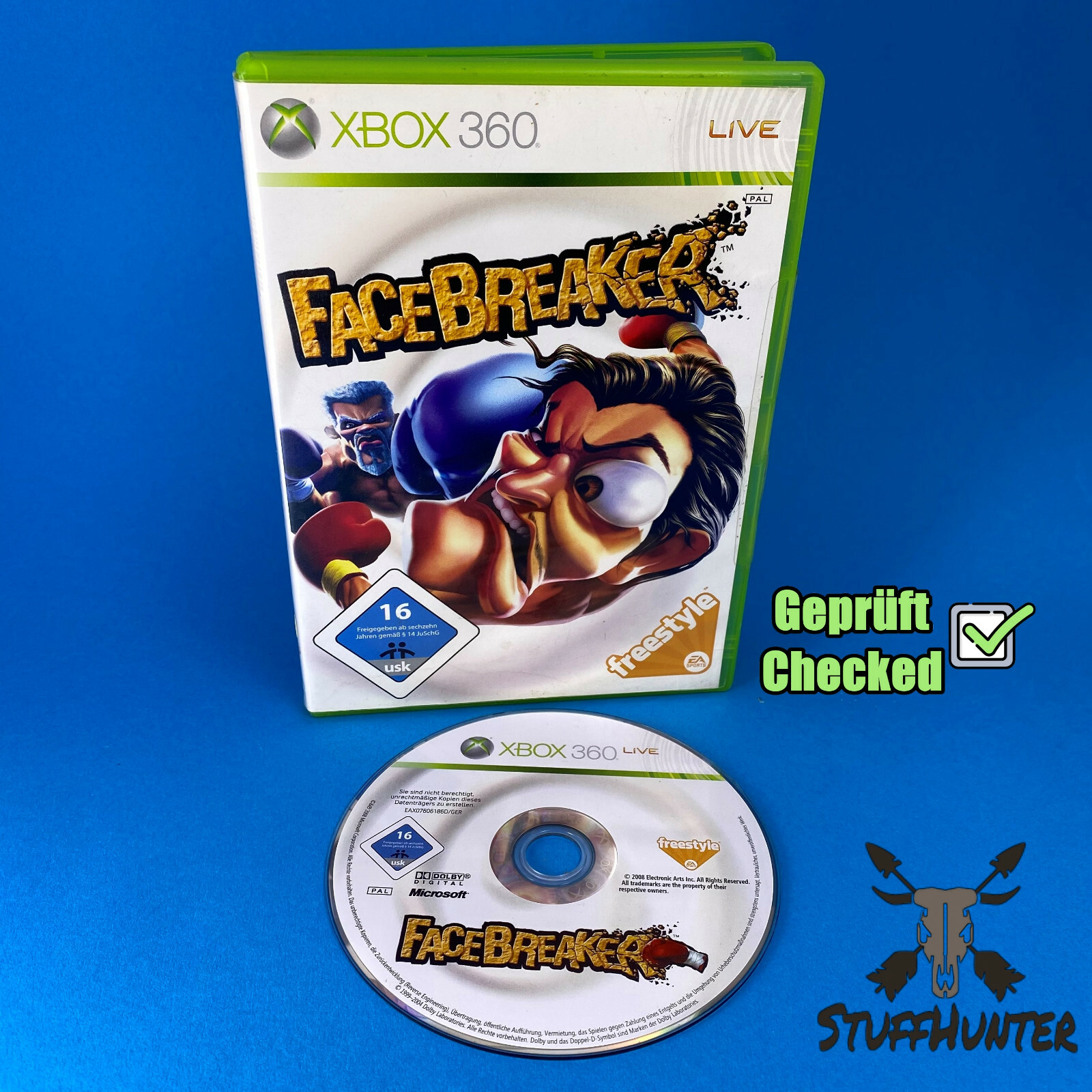●GAMEBREAKER Facebreaker - Xbox 360 - Checked - USK16 * Good | eBay