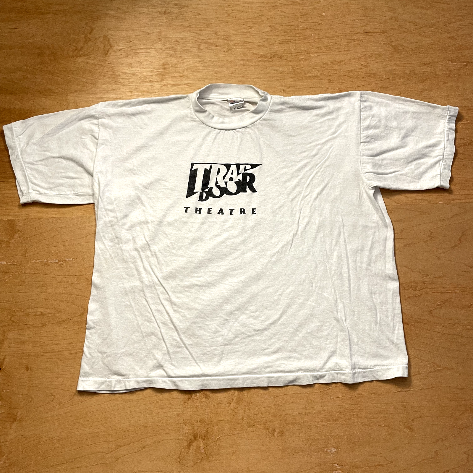 Vintage 90's Trap Door Theatre White 2XL VTG Short Sleeve T-Shirt