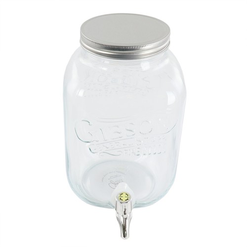 Диспенсер для напитков Gibson Home General Store объемом 1,1 галлона в стеклянной банке