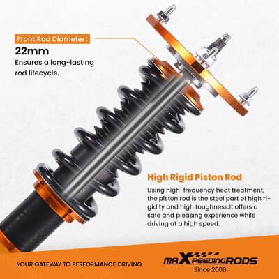 Maxpeedingrods Coilovers Shocks Lowering Kit for Subaru WRX STI 2015-2021 VA