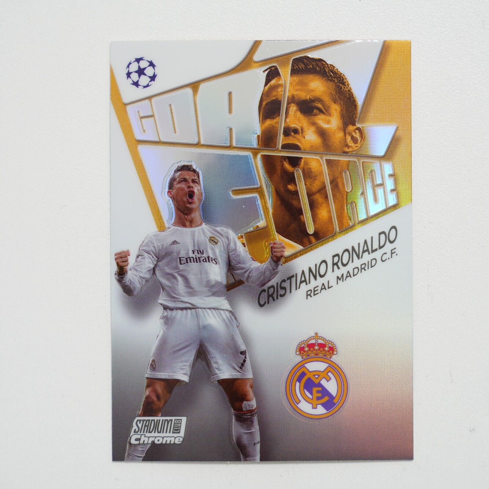 Cristiano Ronaldo 2022-23 Topps Stadium Club Chrome UCL Goal Cristiano Ronaldo 2022-23 Topps Stadium Club Chrome UCL Goal