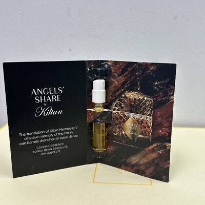 New Kilian Angels Share EAU De Parfum Sample Size 1.5ml