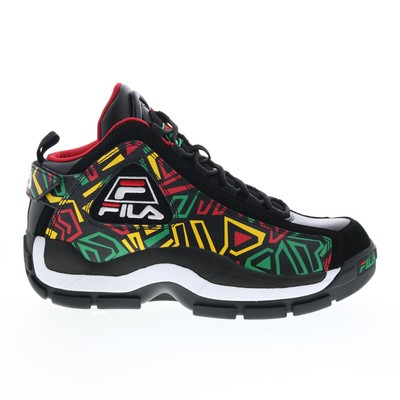 Fila Grant Hill 2 1BM01260-041 Мужские черные кожаные спортивные баскетбольные кроссовки