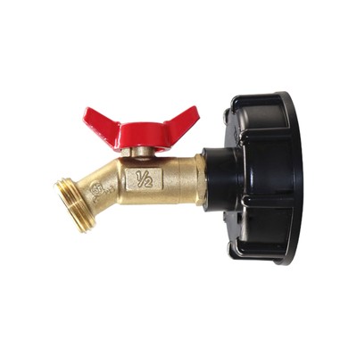 Bucket/Container/Rain Barrel Brass Spigot IBC Tote Adapter With Sealing Loop UK