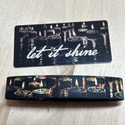 ZOX ~ Let It Shine ~ wristband w/Card - Brand New