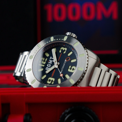 RGMT RGMT ALL BRITE AUTOMATIC STAINLESS STEEL WRISTWATCH RG-8053-33