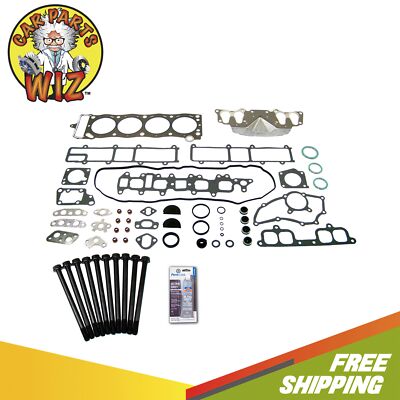 Head Gasket Set Bolts Kit Fits 85-95 Toyota Celica 2.4L SOHC 8v 22R 22RE 22REC