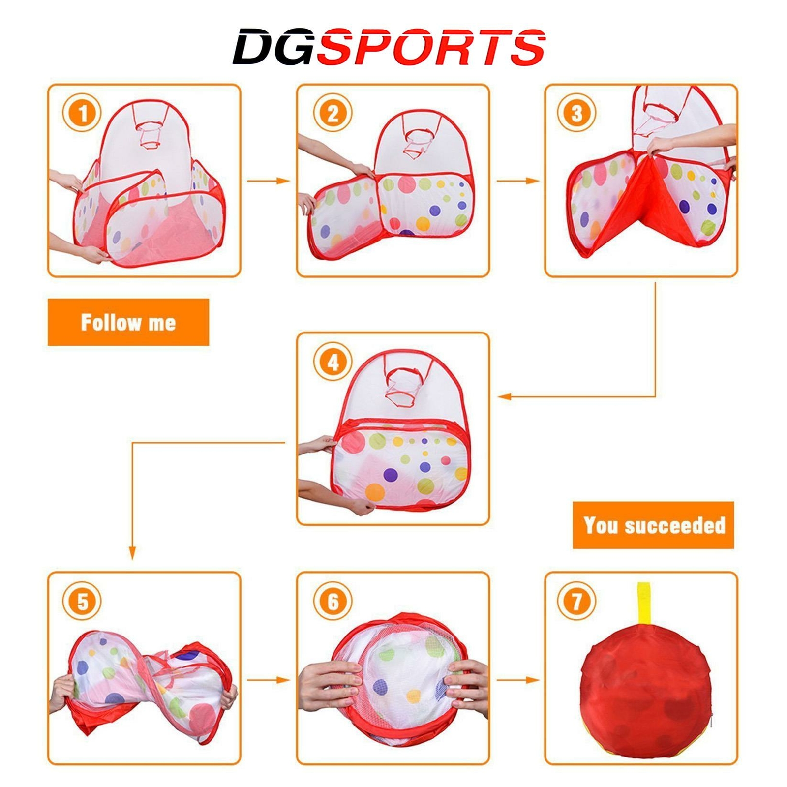 Pop Up Kids Ball Pit, Bundle Combo With 200 Colored Plastic Balls (BPA Free)