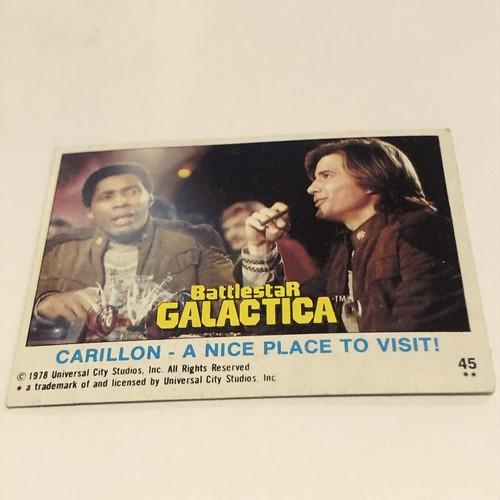 battlestar galactica 1978 trading cards #45 | eBay