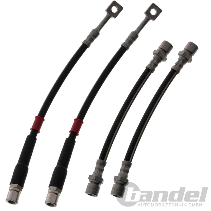 4x Bremsschlauch Vorne/Hinten Links + Rechts Passend FÃ¼R Opel Corsa B Tigra