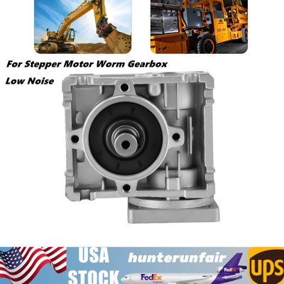 For Stepper Motor Low Noise Worm Gear Gearbox NMRV-030 Speed Reducer Ratio 10 :1