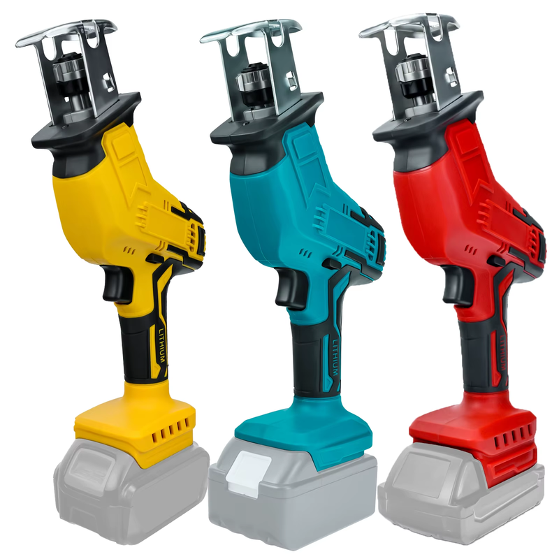 Electric Reciprocating Saw 0-3000SPM Cordless Saber Saw Woods Metal Plastic Cutt