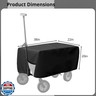 Outdoor Folding Wagon Protective Cover - 600D Oxford Cloth, Waterproof, Heavy-Duty, Dustproof for Collapsible Wagon Carts