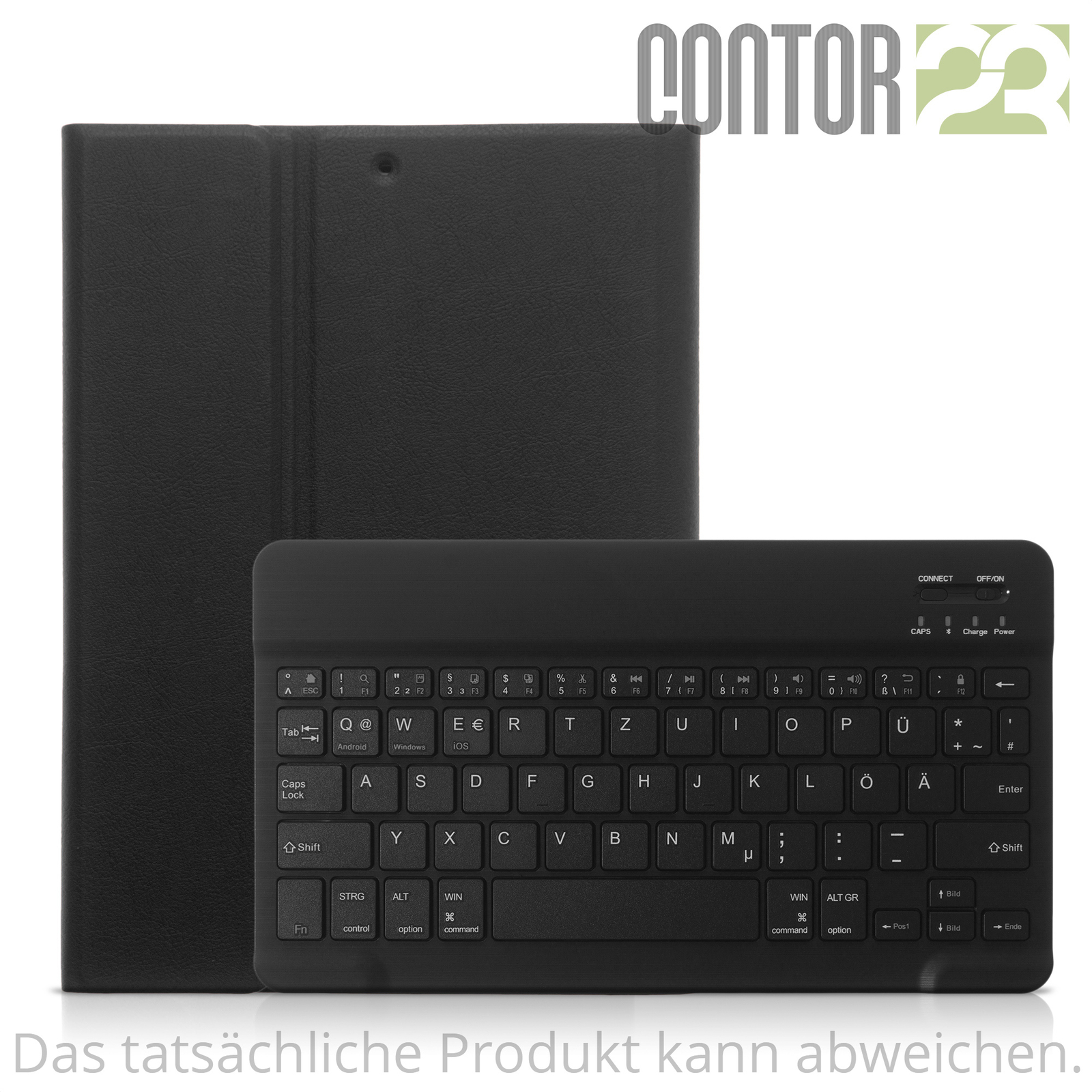 Schutzhülle inkl. Bluetooth-Tastatur SCHWARZ 10.2