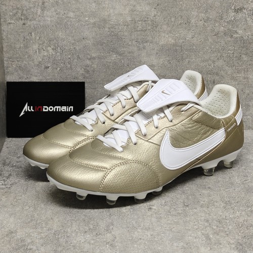 Level SS/New - Nike Premier 3 FG Metallic Gold Grain
