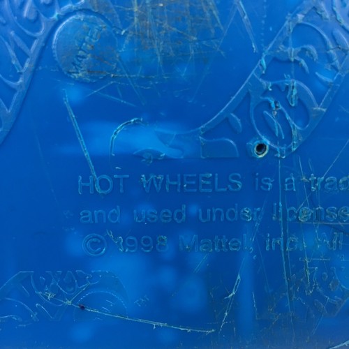 HOT WHEELS Mattel 48 Car Carry Case VTG 1999 Style 20020 Toy Storage Blue